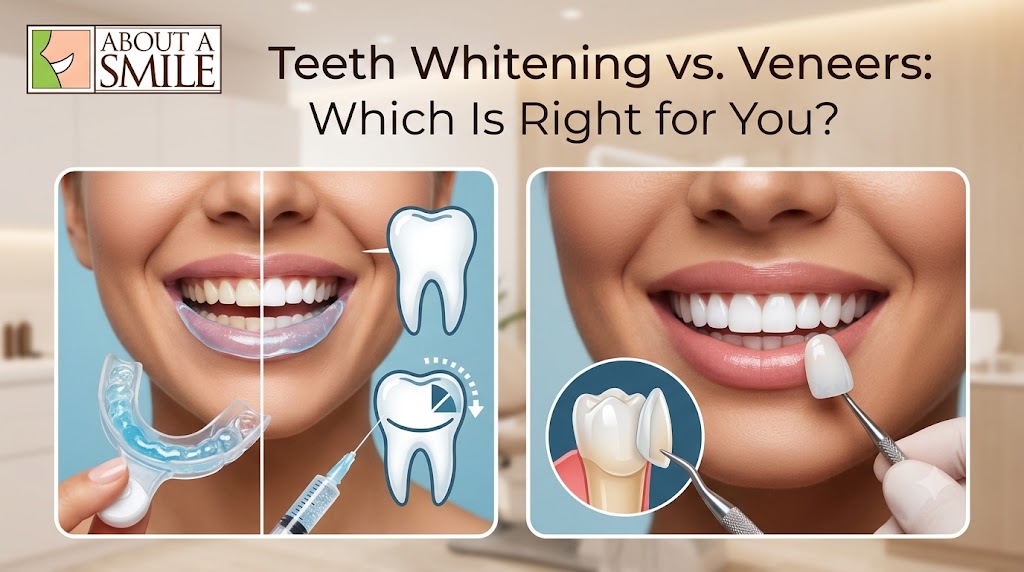 Teeth Whitening vs Veneers in Edmonton